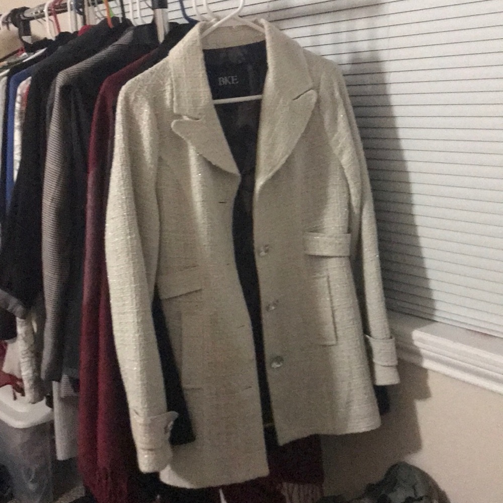 BKE white pea coat - Picture 4 of 9